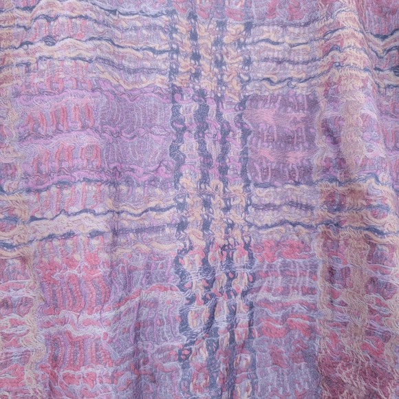 VTG Forrester's Mens M 90's Y2K Abstract V-Neck Pullover Windbreaker Jacket - Picture 5 of 8